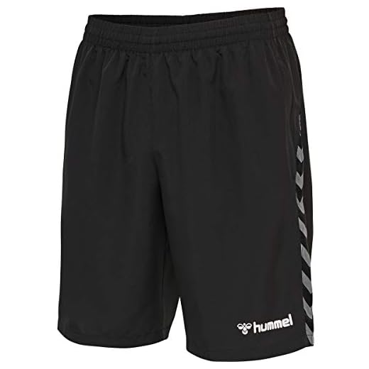 Hummel herr shorts Hmlauthentic Training Short svart/vit Medium
