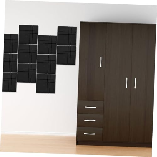 LIFKOME 4pcs Paneles Acústicos Ignífugos para Aislamiento Sonoro Almohadillas Autoadhesivas Absorbentes de Sonido para Estudios Ktv y Dormitorios miniatura 7