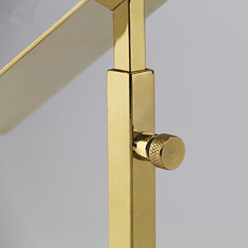 Miniatura 4 de IML Soporte de exhibición ajustable de acero inoxidable dorado