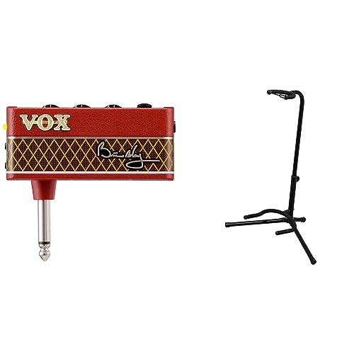 【セット買い】VOX ヘッドフォン ギターアンプ amPlug Brian May ブライアン・メイ スペシャル エディション AP-BM & キクタニ ギタースタンド ラッカー塗装対応 転倒防止用ゴム付属 GS-101B