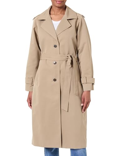 Trench femme de style long manteau élégant couleur classique de mi-saison chic