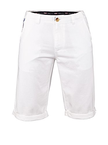 Nebulus Chino Short Lorens — Kurze Hose (Modell: P1415 — Herren, weiß; Größe: M) FBA