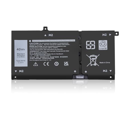 Image of 40Wh Type JK6Y6 Battery for Dell Inspiron 14 5000 5300 5301 5401 5402 5408 5409 5501 5508 5509 5400 5406 7405 7300 7306 7500 7506 2-in-1 Silver Series P102F Latitude 3410 3510 Vostro 5301 5401 550