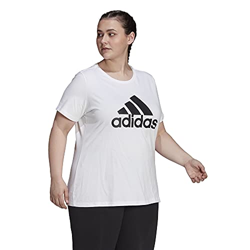 Adidas Women's Essentials Logo Tee, White/Black, X-Large #TOP1