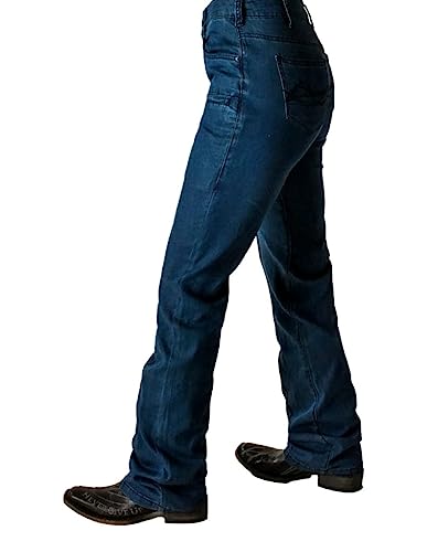 Cowgirl Tuff Western Jeans Womens Ultra Breathe 40 X-Long Dark JDKULB2