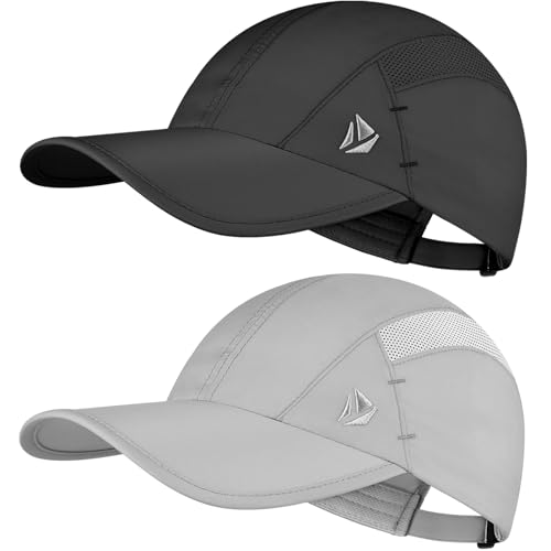 Image of YANIKY Quick-Dry Running Hat for Men & Women Cooling Hat UPF 50+ Thin Baseball Cap Lightweight Breathable Mesh Sport Hats