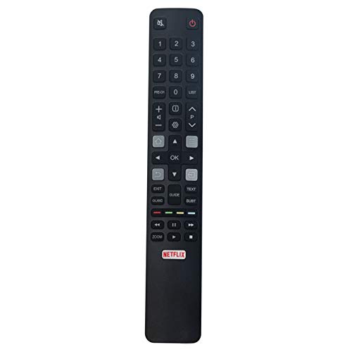 VINABTY 06 IRPT45 RC802N YLI2 Replacement Remote Fit for TCL TV 43DP600 55DP600 50DP600 U43P6006, black