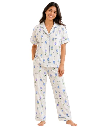 Image of MAU ANUBE Women's Cotton Korean 2pc Night Suit Set