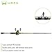 Lew's MACH 2 Baitcast Reel and Fishing Rod Combo, IM8 Graphite Blank Fishing Rod, Winn Dri-Tac Ultra Handle, Black/Green