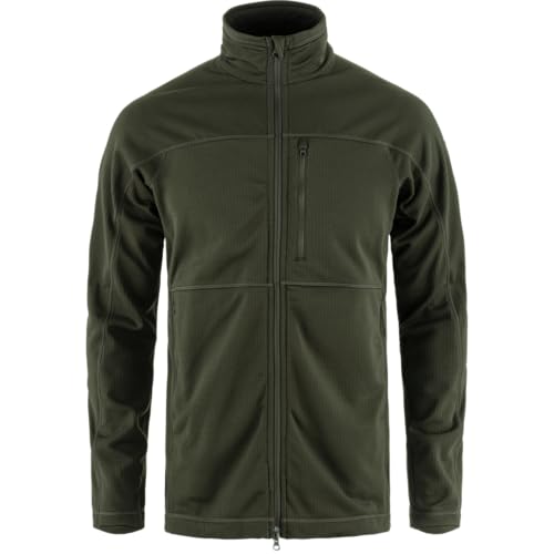 Image of Fjallraven Abisko Lite Men's Fleece Jacket - Breathable, Comfortable, Lightweight Fleece Warmth - Hiking, Trekking