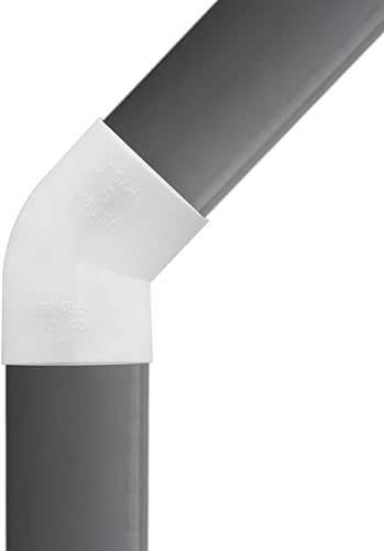 Miniatura 4 de 2 vías 1 pulgada 45 grados PVC codo montaje (NSF-pw), accesorios de esquina de PVC de grado de muebles para muebles de construcción DIY SCH40