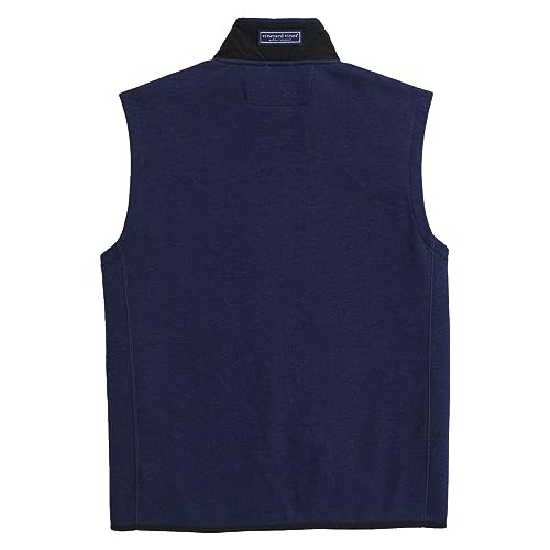 Image of vineyard vines Men's Mountain Sweater Fleece Vest