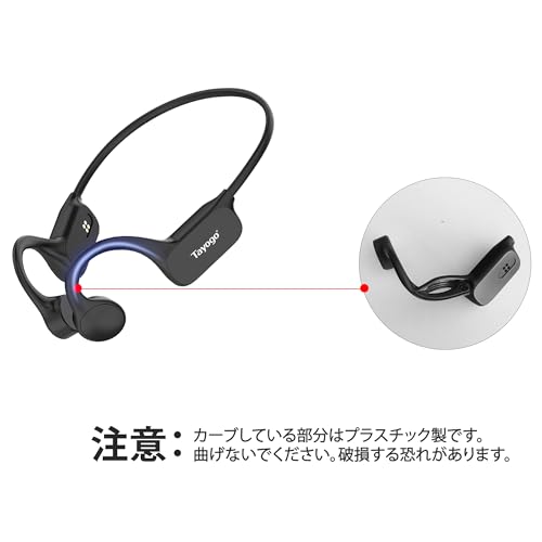 Tayogo 骨伝導イヤホン Bluetooth5.4 32GB内蔵