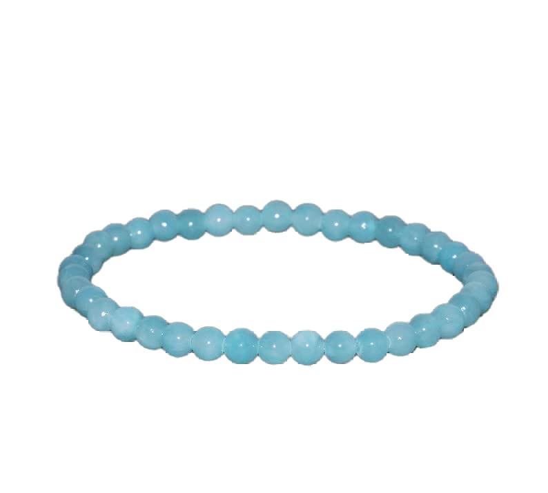 Bracelet amazonite perles 4mm le cadeau idéal et symbolique pour homme et femme