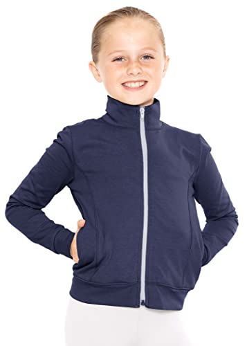 Stretch Is Comfort Girl's Navy Techno Jacket X-Large
