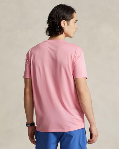 Image of POLO RALPH LAUREN Mens Classic Fit Performance Jersey T-Shirt (US, Alpha, X-Large, Regular, Regular, FL Pink)