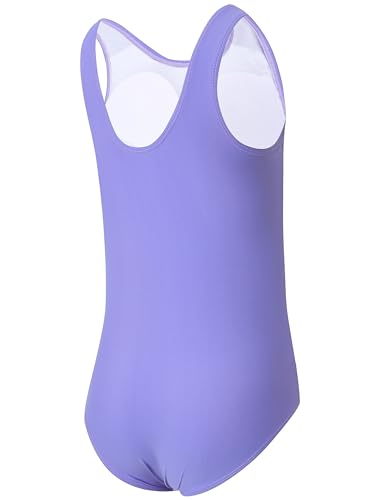 Image of One Piece Swimsuit for Girls 6-16 Years with Removable Chest Pad Quick Dry & Stretchy for Swim Team Beach