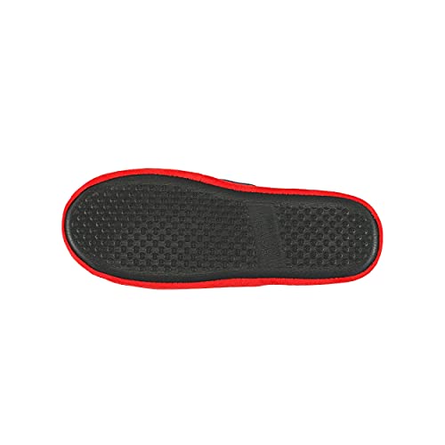 Image of FOCO Oklahoma Sooners NCAA Mens Team Logo Staycation Slippers