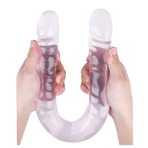ZZYJ Dȋldo Doble Cabeza Silicona para Parejas Cőnsőladőr Dőblề Pềnềtraciőn Realistas Pếnếs Se×uales para Mujeres Cồnsồladores Aņẩles Masculinos Estĩmulầdőr De Clítőrĩs Femenino 47cm