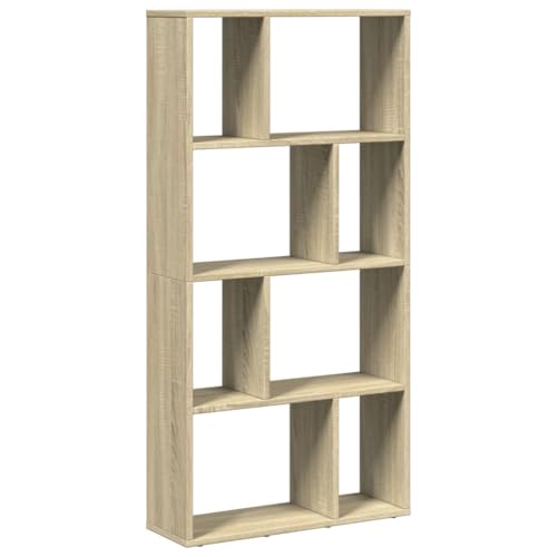 vidaXL Bibliothèque chêne Sonoma 60x20x120,5 cm Bois d'ingénierie, étagère, étagère de Rangement, Support à Livres, étagère à Livres