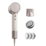 Laifen Neo Special Secador de Pelo con Tecnología de Infusión de Aceite, Secado en 3 Min, Motor 110.000 RPM y 200M Iones, Incluye Boquilla Nutritiva y Alisadora Magnéticas, Control 58°C (Oro Champán)