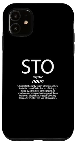 Oferta de Tokens de Seguridad criptográfica STO Definition Blockchain Carcasa para iPhone 11
