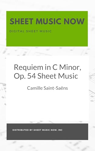 Requiem in C Minor, Op. 54 Sheet Music (French Edition)