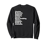 Europäischer Wurstliebhaber Geschenk: Bratwurst, Chorizo Sweatshirt