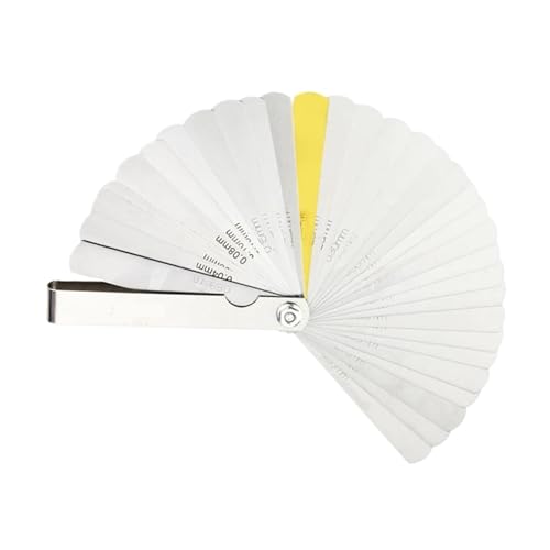 Calibrador de espesores (gauge) para medición de holguras y espesores, en pulgadas, herramienta de acero para válvulas y ajustes miniatura 2
