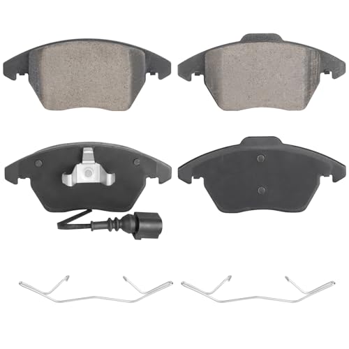 Front Ceramic Brake Pads for VW Passat 06-10, for Beetle 12-19, for Jetta for CC 09-17, for EOS...