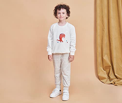 Image of Little Boys Jogger Pants Toddler Boys' Drawstring Elastic Waist Cotton Casual Sweatpants 1PC / 2 PCS Set
