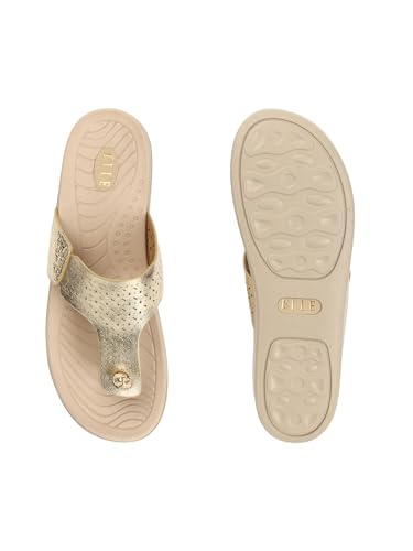 Image of ELLE Women's Perforated Platform heel Sandals