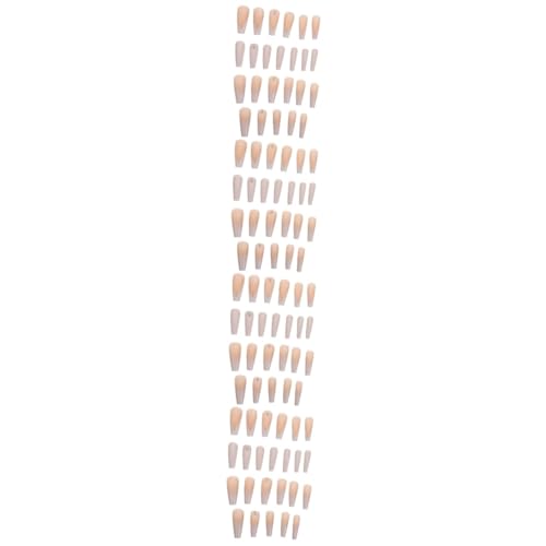 FOMIYES 96 Peças Unhas Postiças Graduadas Remendos De Unhas Removíveis Pressione Nas Unhas Caixão Di