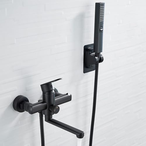 Ensemble de robinet de douche mural mitigeur baignoire eau chaude froide