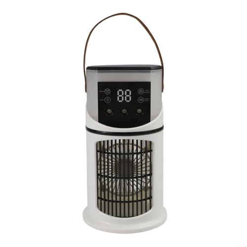 Besttoolifes Ventilador de aire acondicionado de 9 velocidades con función de niebla ajustable y temporizador para una experiencia de comodidad a medida