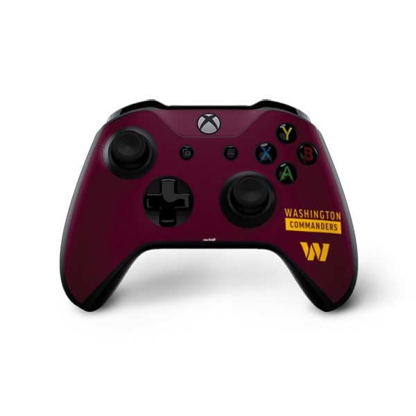 Skinit Decal Gaming Skin Compatible with Xbox One X Controller - Officially Licensed NFL Washington Commanders Design
