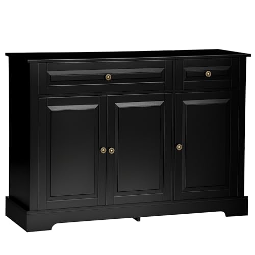 HOMCOM Sideboard Buffet Cabinet, Modern Accent Cabinet with 2 Drawers
