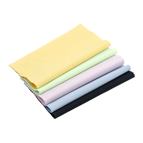 FOMIYES 10 Pack Screen Cleaning Cloths Streak- Phone LCD Cleaner 14.5x14.5cm Easy to Clean Dust Smudge Remover Random