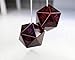 Pair of D20 Car Mirror Dice [2