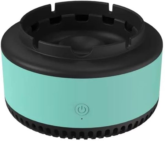 JRD® electric Ashtray Air Cleaner Separate Design Ashtray Purifier Multi Functional Odor Remove Auto Shutdown for Home and Office