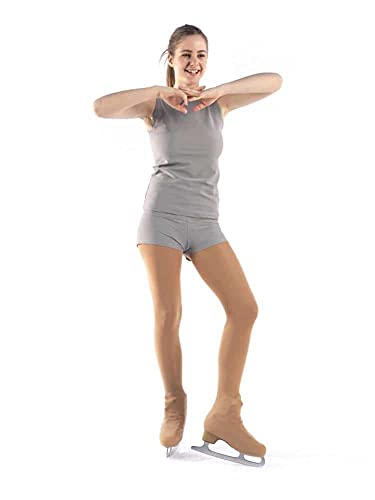 Sagester - Figure Skating Boot Cover Tights / 80 den/Color - Nude, Skin/Size: M