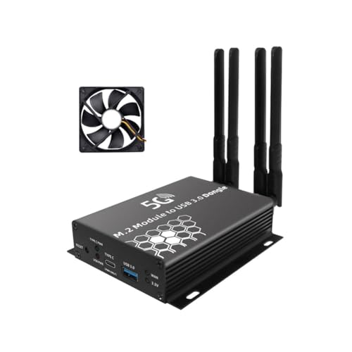 Adaptateur M.2 NGFF 4G/5G USB 3.0 : Plus de surchauffe réseau avec ventilateur