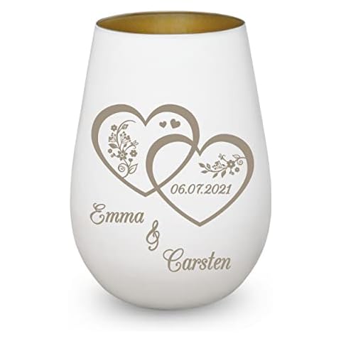 Windlicht zur Hochzeit mit Gravur Cover