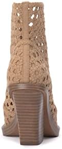 Jessica Simpson Women's Lukkah Heeled Bootie Fashion Boot, Natural, 5 | Image 2