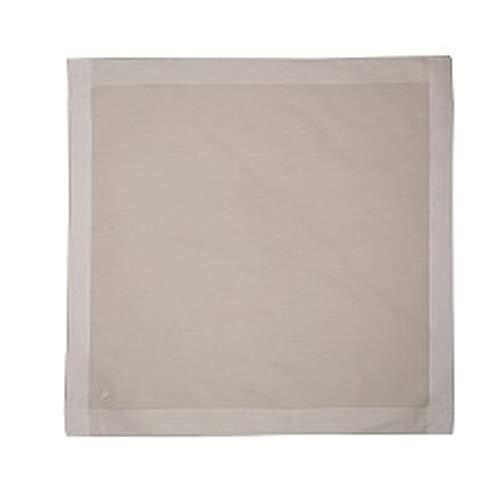 Image of Van Heusen Men's Casual Style Cotton Pastle Handkerchief With Brand Logo (Pack Of 6), Assorted, 45 cm X 45 cm