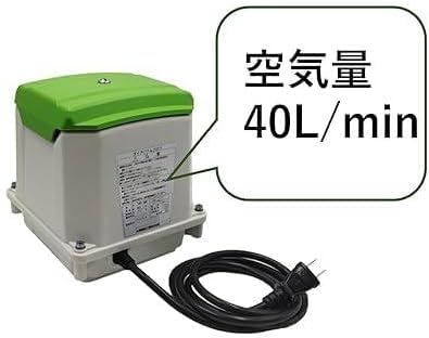 Amazon | ダイアフラムブロワ空気量 40L/min 緑 省エネ静音コンパクト