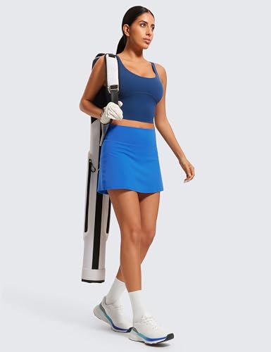 Image of CRZ YOGA Butterluxe High Waisted Tennis Skirts | Built-in Shorts with Pockets, Extremely Soft, Casual, A Line, Stretchy, Mini, Skort for Women