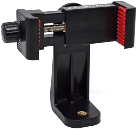 Action Pro Made in India (6-Month Warranty) Universal 360 Tripod Adapter | Phone Tripod Mount | Cell Phone Holder Mount Adapter Compatible with Xiaomi, Samsung, Vivo Realme, Oppo Apple, Micromax