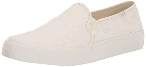 Image of Keds Womens Double Decker Canvas Slip On Sneakers Shoes Casual - Black