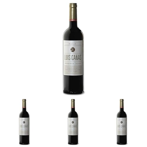 Luis Cañas - Vino Tinto con D.O. Rioja - Reserva - Variedad de Uva Tempranillo y Graciano - Notas de Fruta Negra - Reposo en Barricas de Roble Francés y Americano - Sin Estuche - Botella de 75 cl